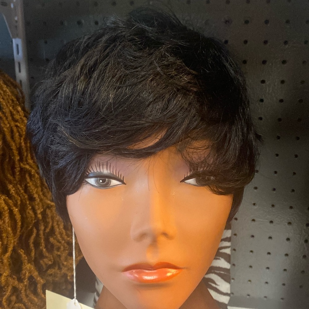 Short Human Hair Wig